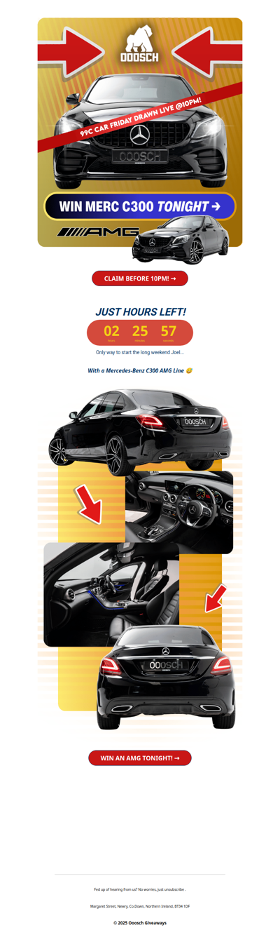 This AMG DISSAPEARS @10pm 😲