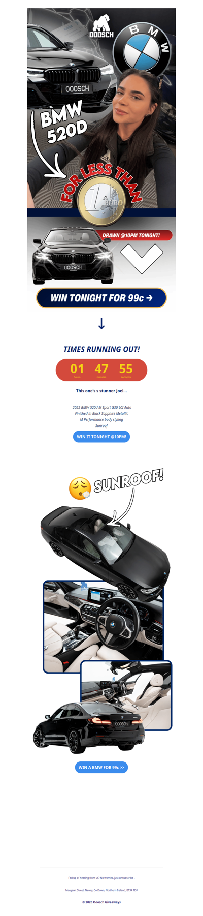 HOURS left for this BMW! 💔