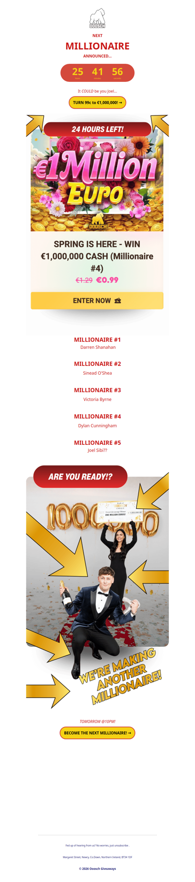 😯 FINAL Countdown BEGINS!