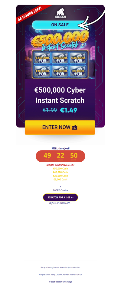 €50,000 YET to be SCRATCHED 🤯