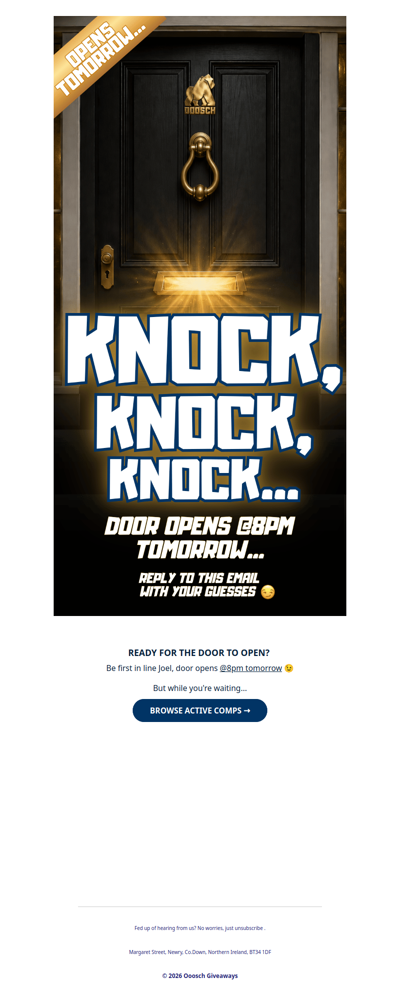 🤫 KNOCK KNOCK JOEL →