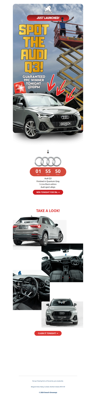🔑 2 HOURS LEFT! Audi Q3 →