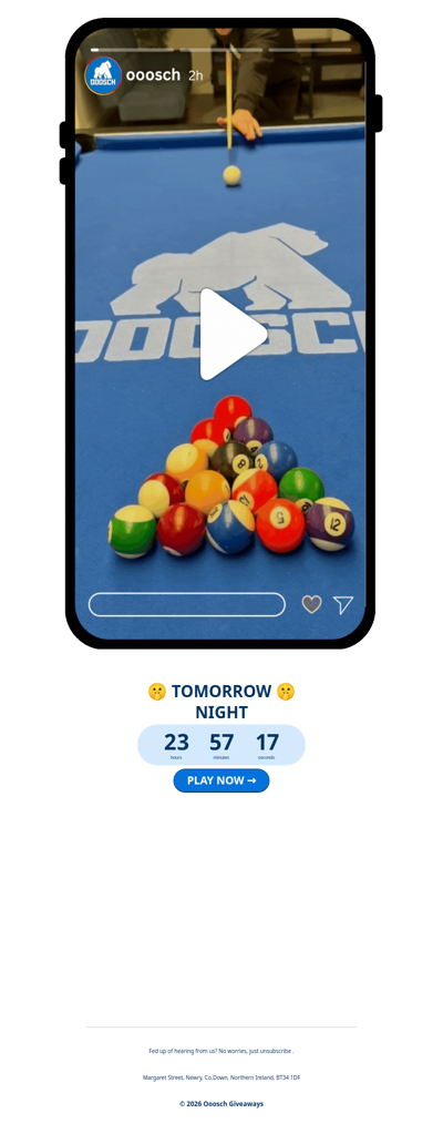 🤫 TOMORROW NIGHT →