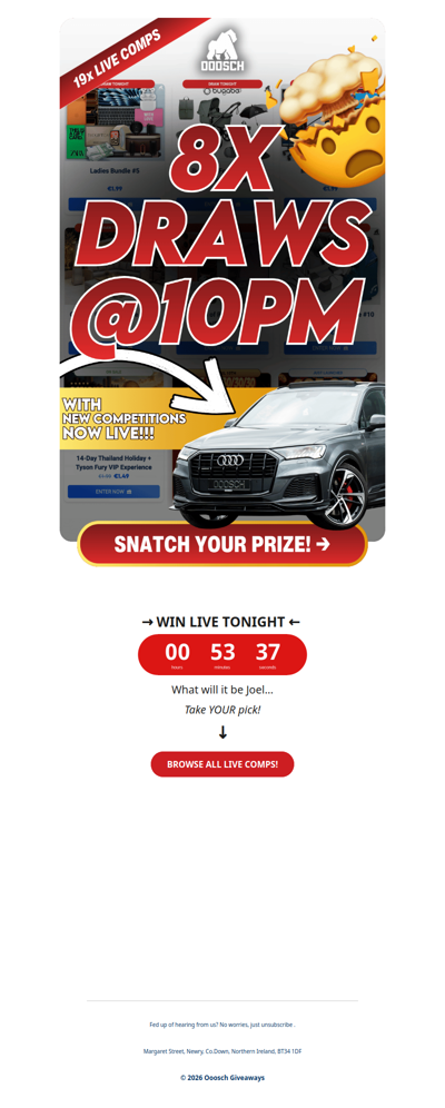 🤯 8x WINNERS @10PM! →