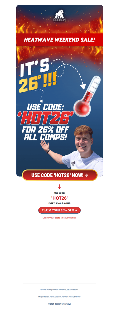 🥵 HEATWAVE SALE IS LIVE!!! →