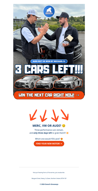 🏆 Another motor JUST claimed →
