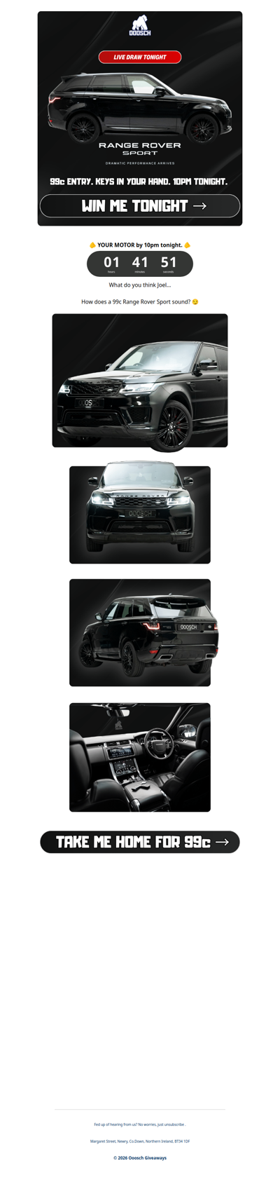 😮 YOUR Range Rover Joel →