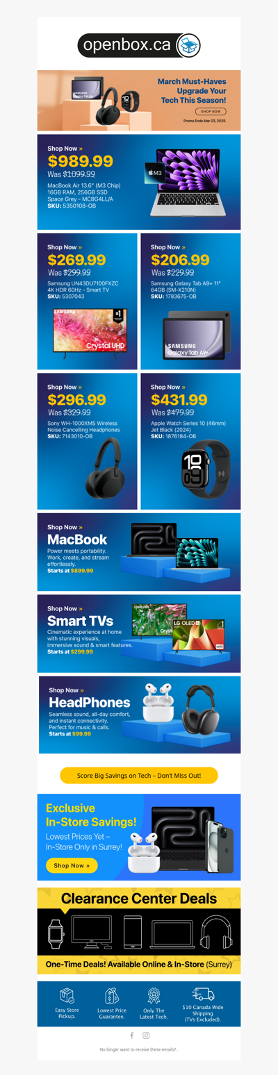 March Must-Haves – Upgrade Your Tech This Season!