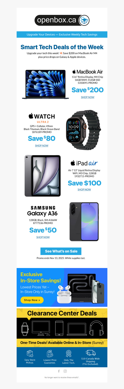 Smart Tech, Smarter Deals — This Week Only!