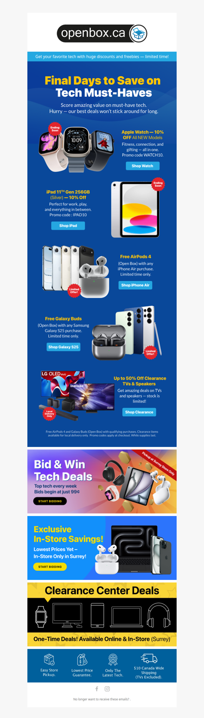 Big Tech Deals — Save Up to 50%!