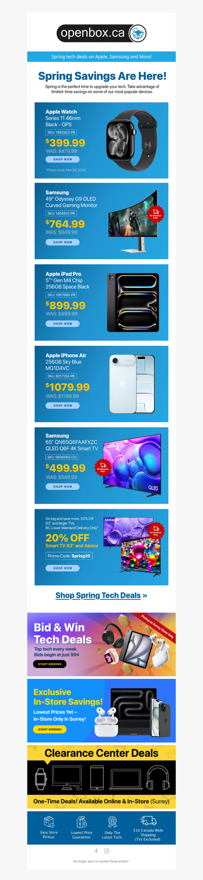 Spring Tech Refresh 🌸 Save on Apple & Samsung