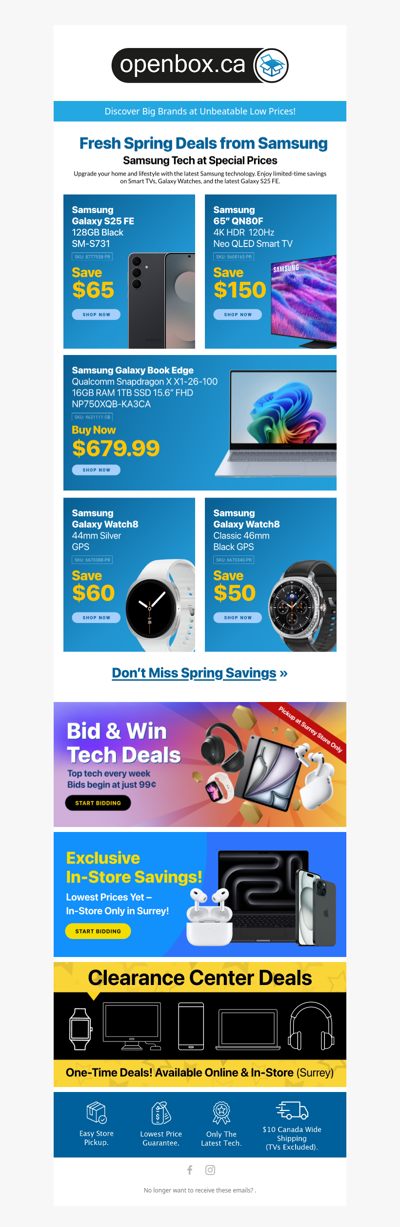 Fresh Samsung Deals This Spring 🌿