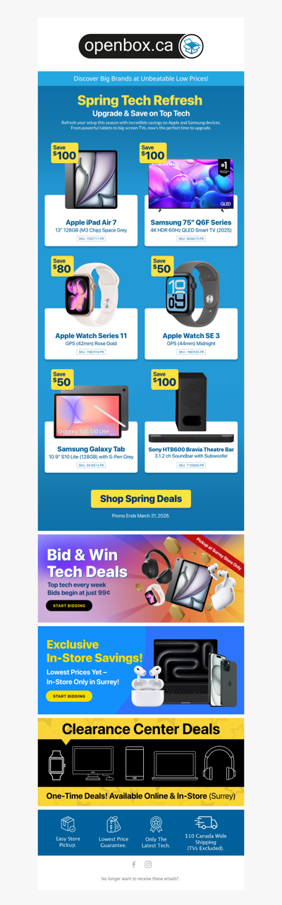 Spring Tech Refresh — Save Big Before March 31!