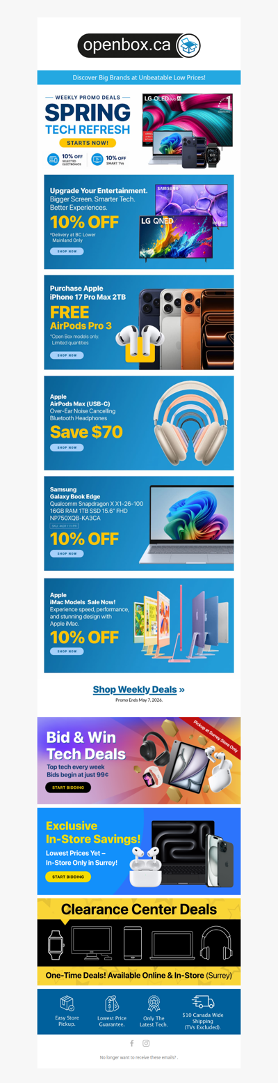Spring Savings Are Here 🌿 10% OFF + FREE AirPods Pro 3