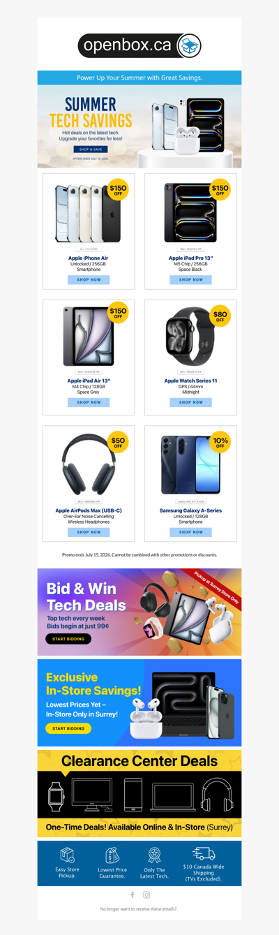 ☀️ Hot Summer Deals on Apple & Samsung Tech