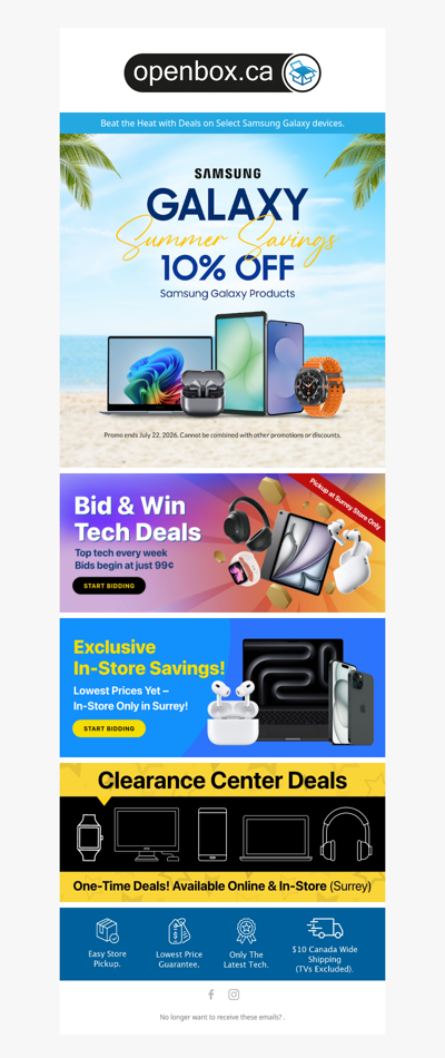 ☀️ 10% OFF Samsung Galaxy Products This Week
