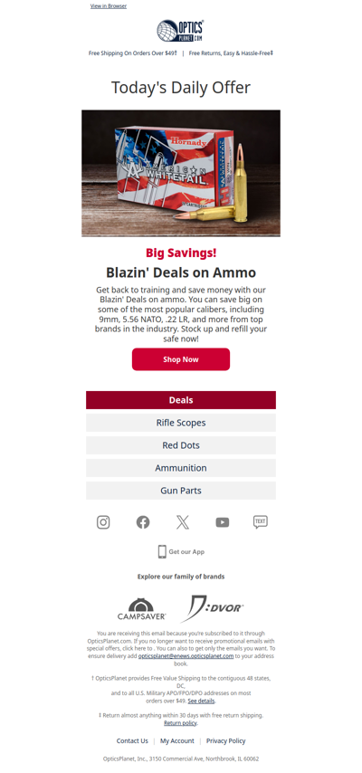 🔥Blazin' Ammo Deals on Top Calibers!