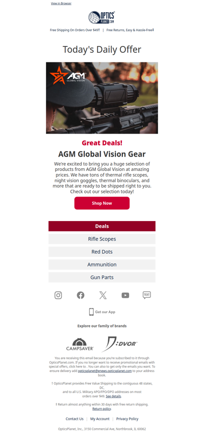 Great Deals on Featured AGM Global Vision Gear!