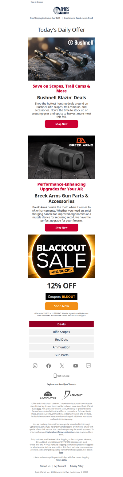 Hunt Down These Bushnell Blazin' Deals 🔥