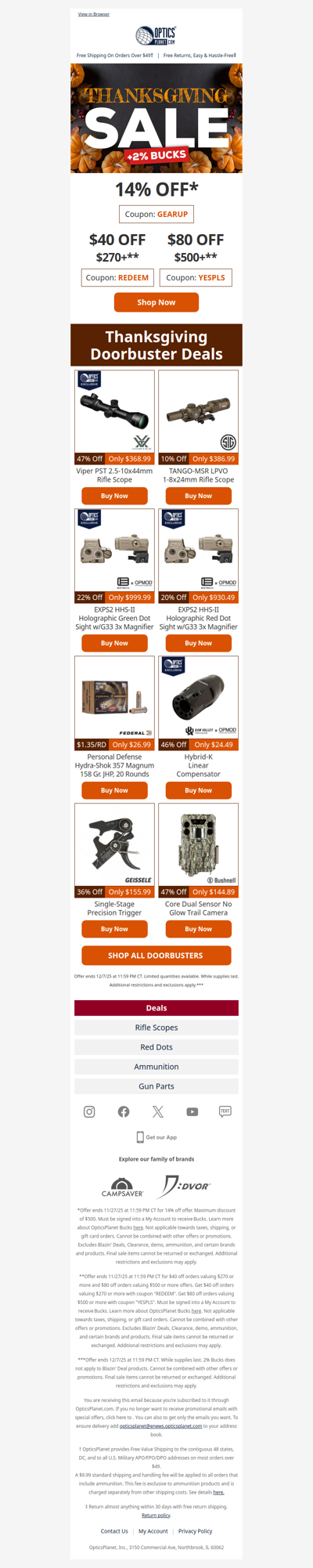 🍽️ Second Helping: DOORBUSTERS