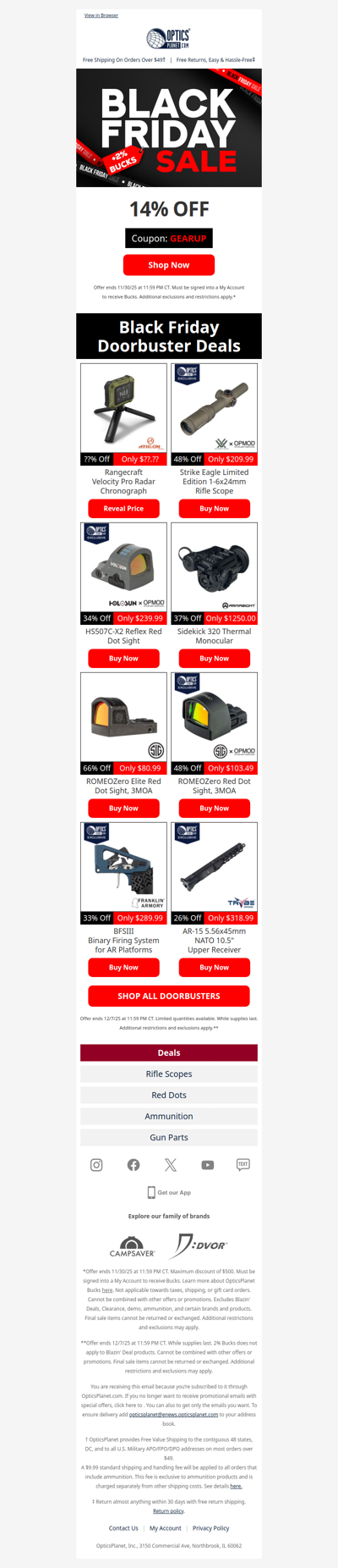 Black Friday Sale! 14% OFF Sitewide