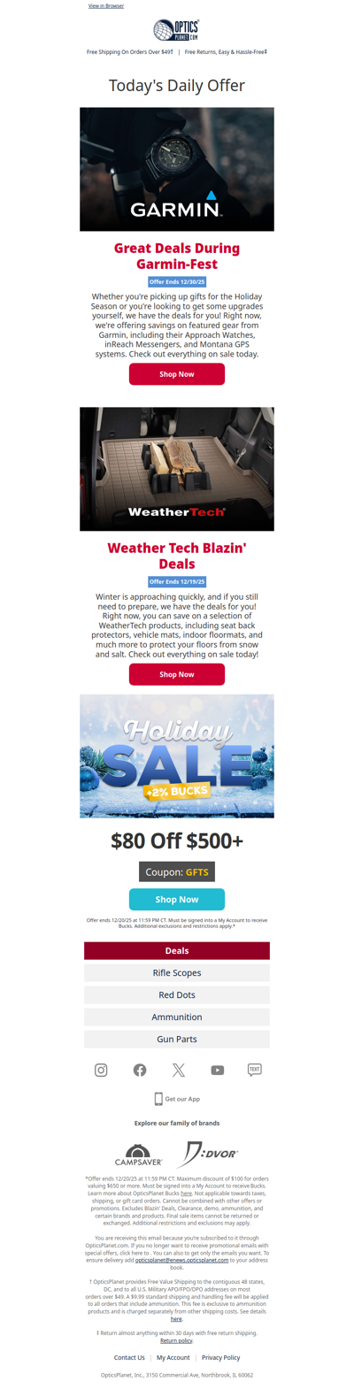 Celebrate Garmin-Fest & Weather Tech Blazin' Deals!