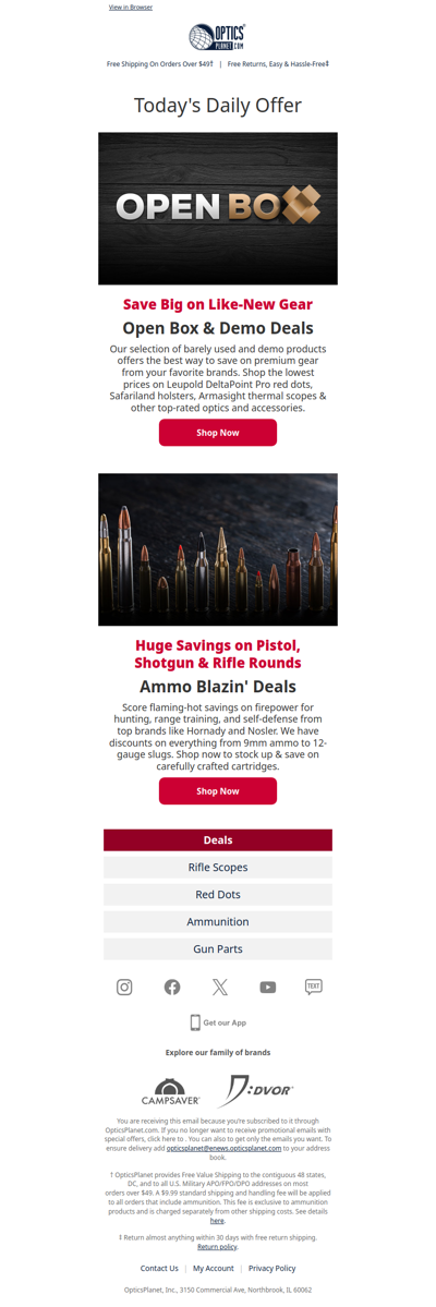 🎁 Unwrap These Ammo & Open Box Deals 🎁