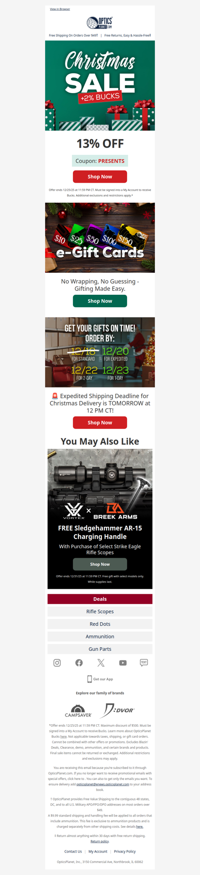 🎅 Here Comes 13% Off!