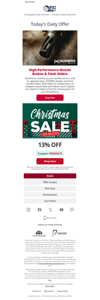 HUXWRX Muzzle Devices - Complete Your Build