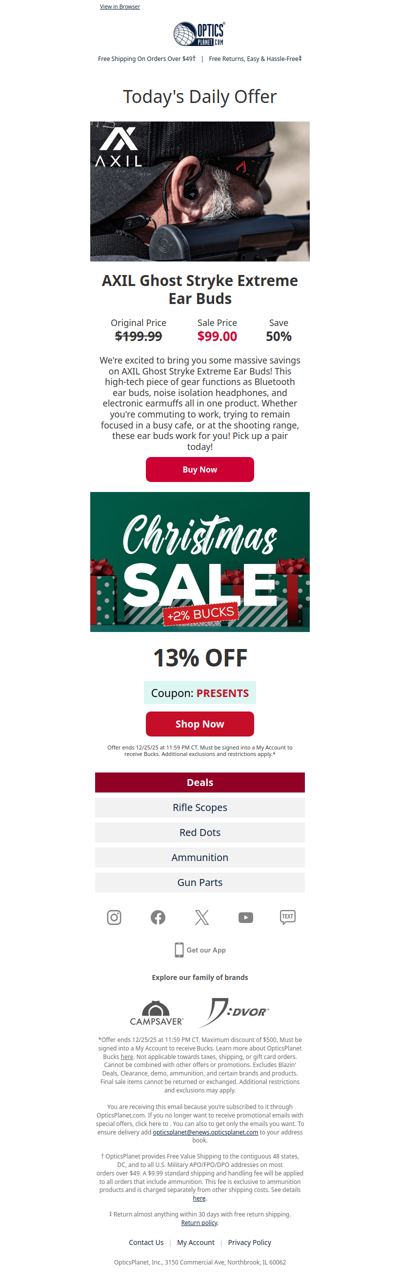 Last Chance: AXIL Ear Buds - Only $99!