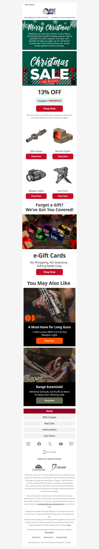 🌲 Christmas Sale – 13% OFF + 2% Bucks 🌲