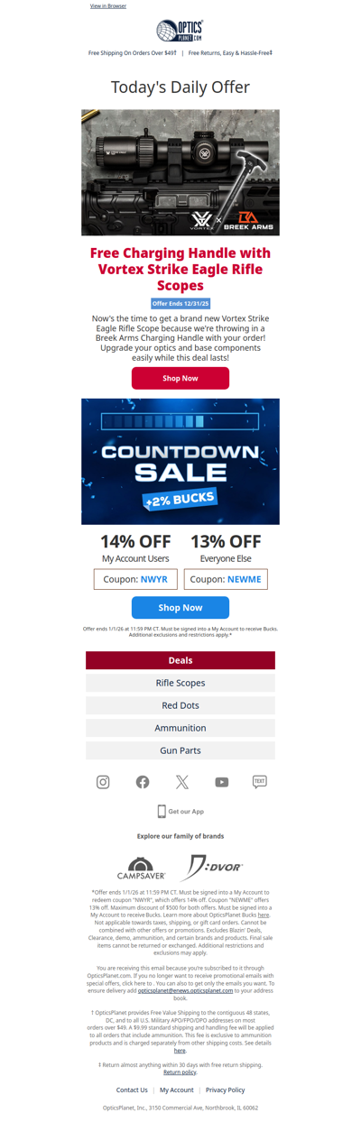 Free Gear with Vortex Rifle Scopes!