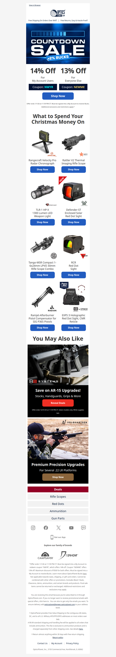 The Countdown is On... Get 14% Off!