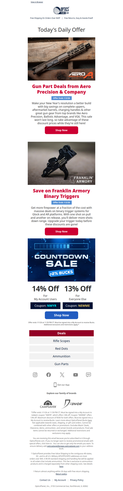 🎉New Year, New Gear - Deals on Top-Rated Gun Parts