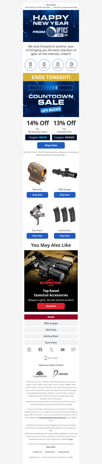 🎉 Happy New Year from OpticsPlanet 🥂