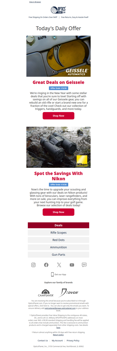 Huge Savings on Geissele & Nikon Gear