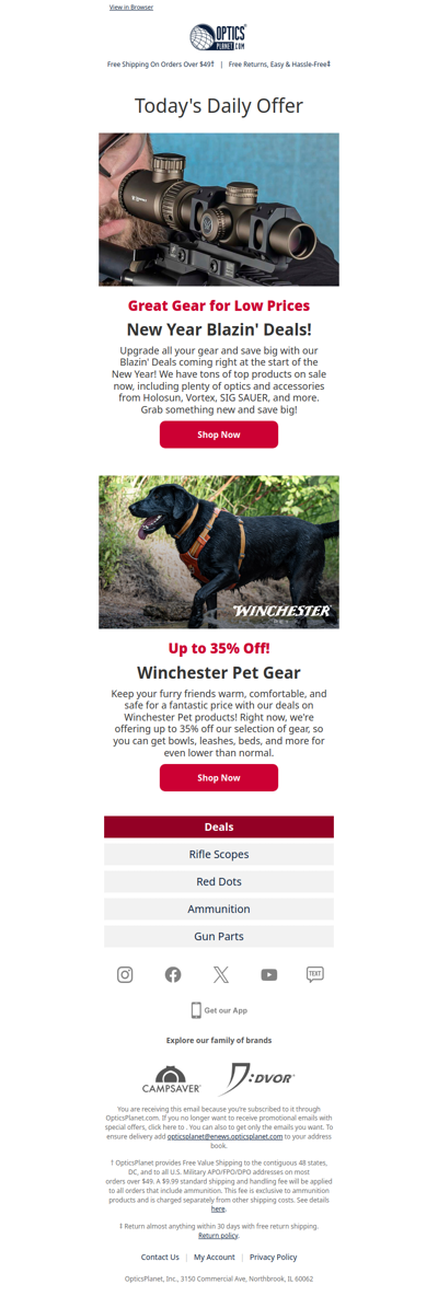 🔥Save Big with Blazin' Deals: Optics, Gun Parts & More!