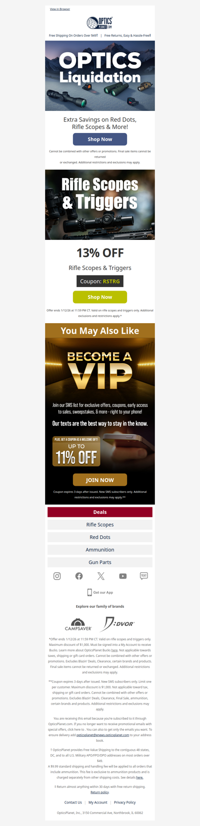 👀 Optics Liquidation 💥