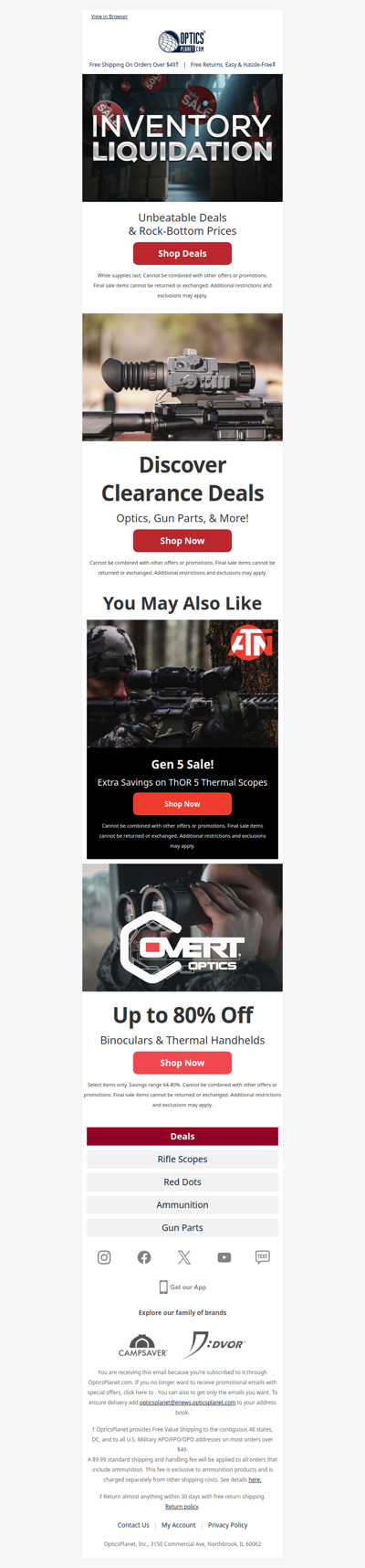 Inventory Liquidation — Everything Must Go