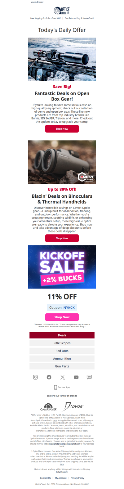 📦 Huge Savings on Demo & Open Box Gear