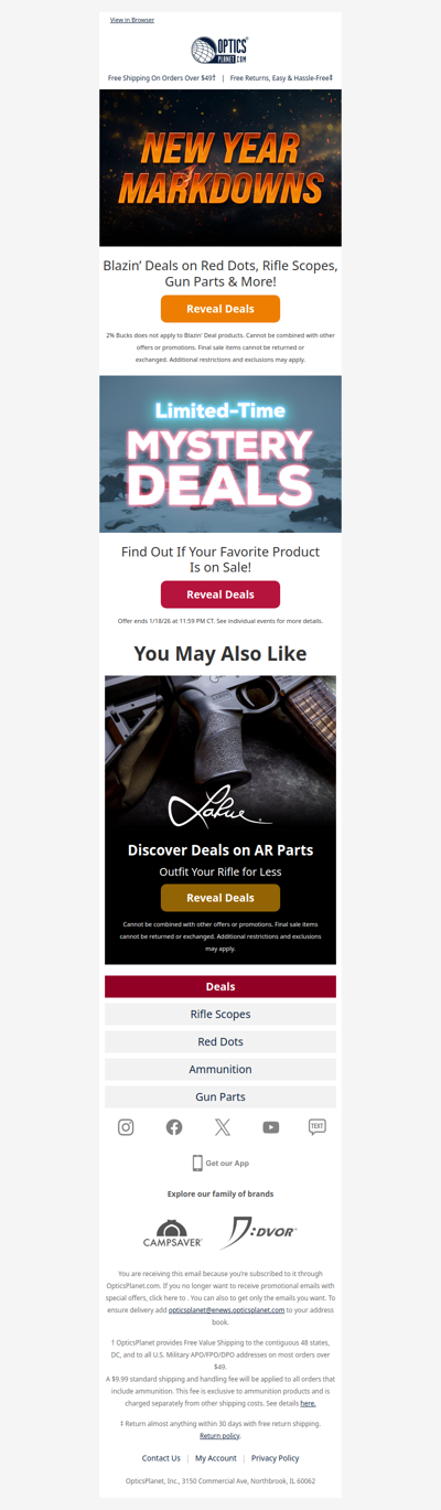 🔥 New Year Markdowns!