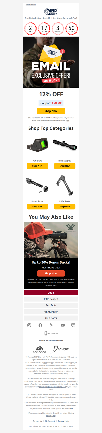 📧 Email Exclusive Offer!