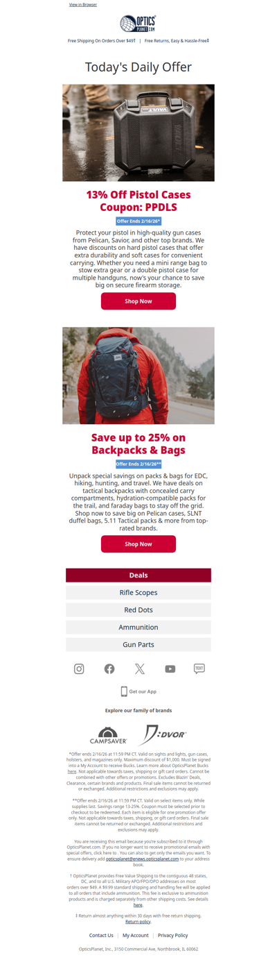 Pack on the Savings: Pistol Cases & Travel Bags