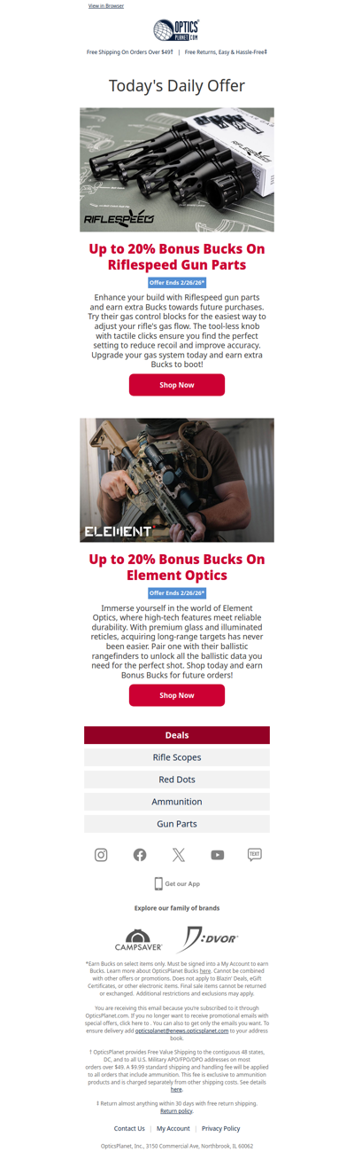 💸 Earn Up to 20% Bonus Bucks!