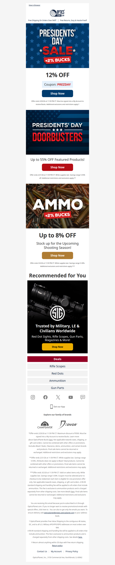 🎉 Presidents’ Day Deals Galore 🎉