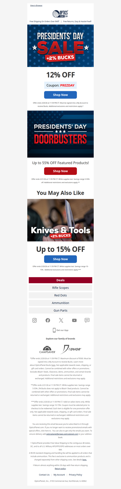 🚨 Last Chance on Presidents’ Day Deals!