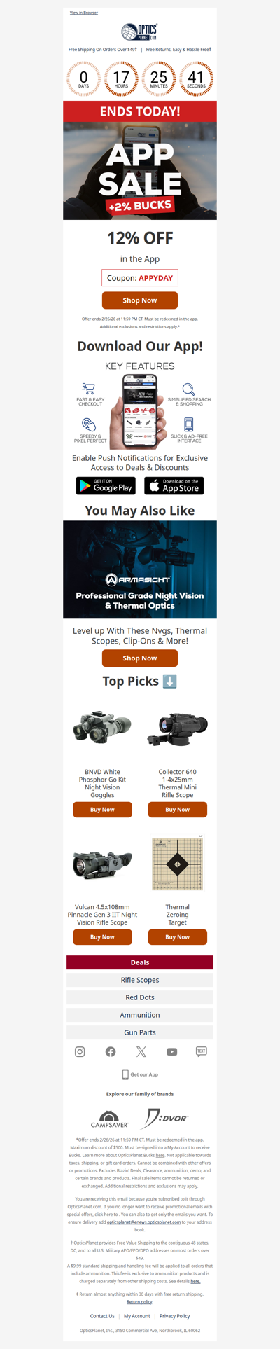 📢 Final Hours: 12% OFF in the App 📲