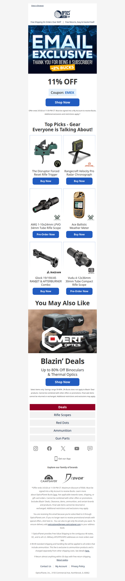 📧 Email Exclusive Offer!