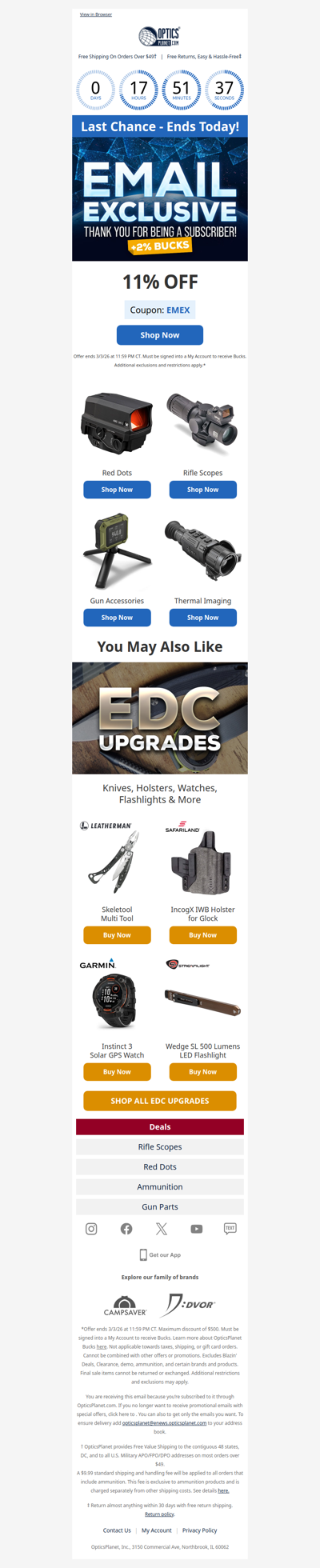 ⏲️ Last Call – Email Exclusive Offer!