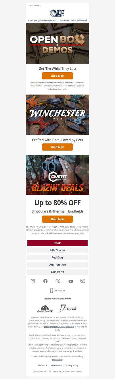 📦 Discover Open Box & Demo Deals!